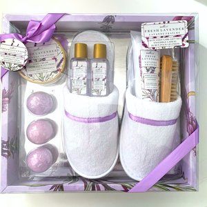 10-piece Fresh Lavender foot care gift set